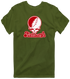 Plattsburgh Stealie Premium Unisex T-Shirt — Design: SUNY Plattsburgh — Military Green