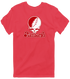 Plattsburgh Stealie Premium Unisex T-Shirt — Design: SUNY Plattsburgh — Heather Red