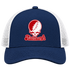 Plattsburgh Stealie Premium Unisex Trucker Cap — Design: SUNY Plattsburgh — Navy/White