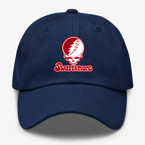 Swarthmore Stealie Premium Unisex Dad Hat — Design: Swarthmore College — Navy