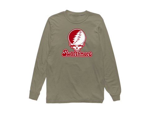Swarthmore Stealie Premium Unisex Long-Sleeve — Design: Swarthmore College — Sandstone