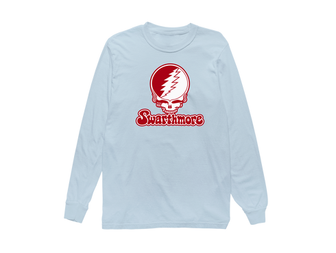 Swarthmore Stealie Premium Unisex Long-Sleeve — Design: Swarthmore College — Chambray