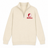 Swarthmore Stealie Premium Unisex Quarter-Zip — Design: Swarthmore College — Sand