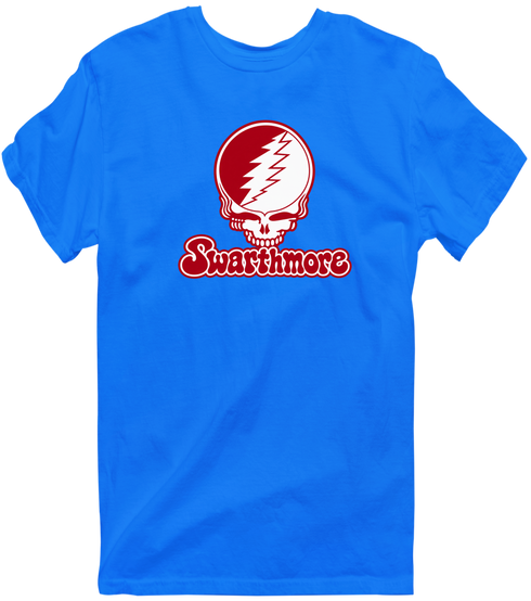 Swarthmore Stealie Premium Unisex T-Shirt — Design: Swarthmore College — Royal