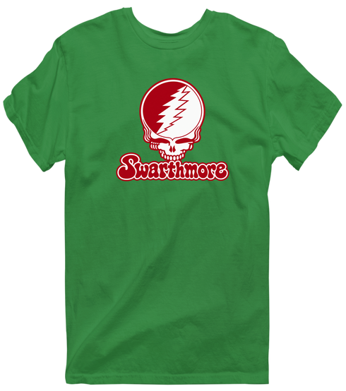 Swarthmore Stealie Premium Unisex T-Shirt — Design: Swarthmore College — Irish Green