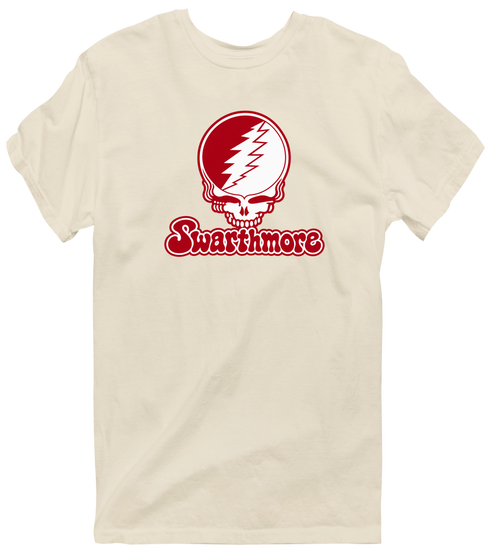Swarthmore Stealie Premium Unisex T-Shirt — Design: Swarthmore College — Sand