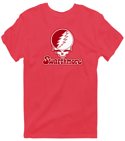 Swarthmore Stealie Premium Unisex T-Shirt — Design: Swarthmore College — Heather Red