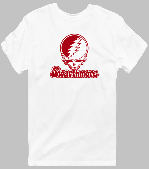 Swarthmore Stealie Premium Unisex T-Shirt — Design: Swarthmore College — White