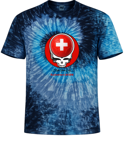 Switzerland FIFA World Cup Stealie Tie-Dye T-Shirt