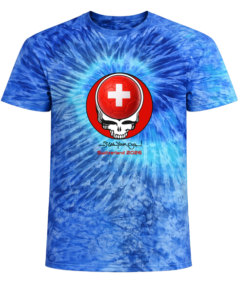 Switzerland FIFA World Cup Stealie Tie-Dye T-Shirt