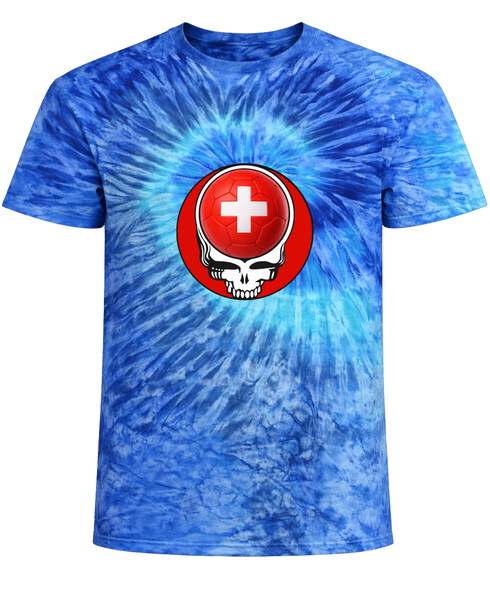 Switzerland FIFA World Cup Stealie Tie-Dye T-Shirt