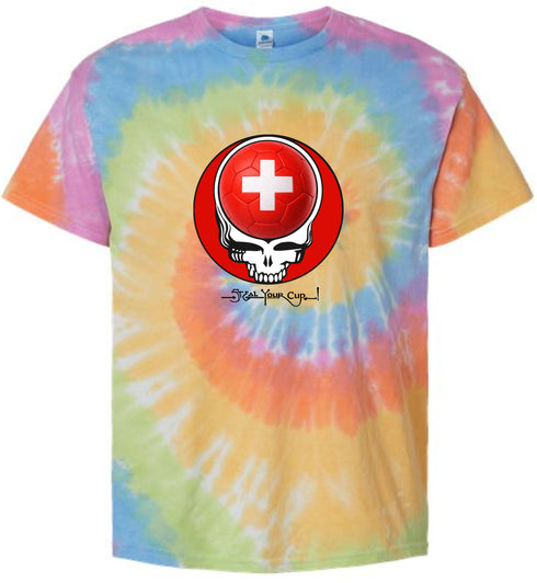Switzerland FIFA World Cup Stealie Tie-Dye T-Shirt