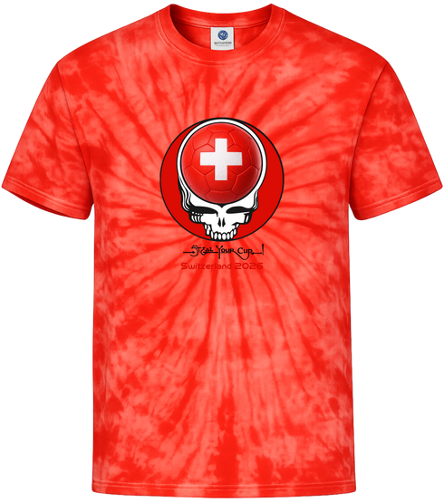 Switzerland FIFA World Cup Stealie Tie-Dye T-Shirt