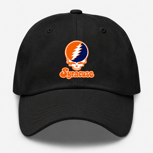 Syracuse Stealie Premium Unisex Dad Hat — Design: Syracuse University — Black
