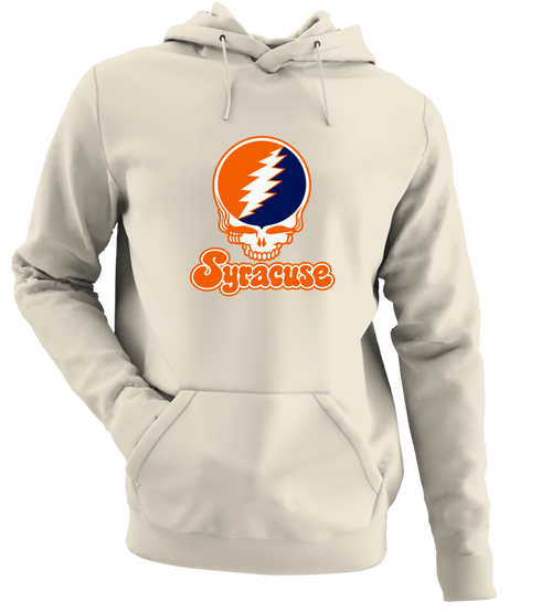 Syracuse Stealie Premium Unisex Hoodie — Design: Syracuse University — Sand