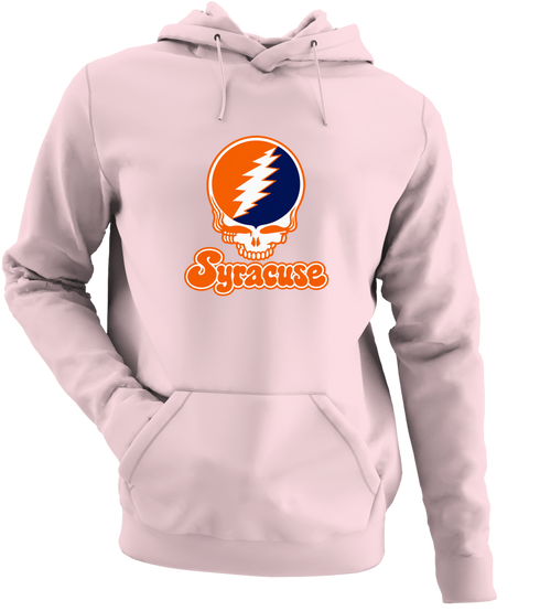 Syracuse Stealie Premium Unisex Hoodie — Design: Syracuse University — Light Pink