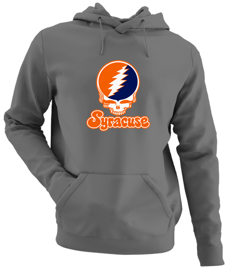 Syracuse Stealie Premium Unisex Hoodie — Design: Syracuse University — Charcoal