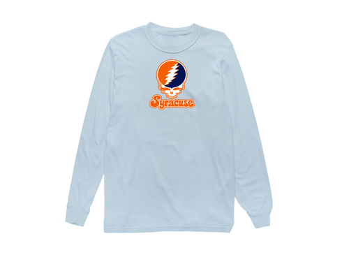 Syracuse Stealie Premium Unisex Long-Sleeve — Design: Syracuse University — Chambray