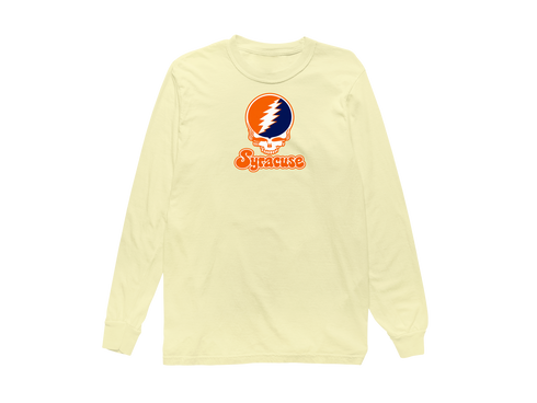 Syracuse Stealie Premium Unisex Long-Sleeve — Design: Syracuse University — Butter