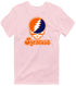 Syracuse Stealie Premium Unisex T-Shirt — Design: Syracuse University — Light Pink