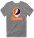 Syracuse Stealie Premium Unisex T-Shirt — Design: Syracuse University — Dark Heather