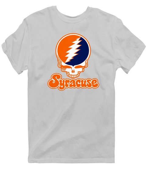 Syracuse Stealie Premium Unisex T-Shirt — Design: Syracuse University — Sport Grey