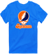 Syracuse Stealie Premium Unisex T-Shirt — Design: Syracuse University — Royal