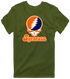 Syracuse Stealie Premium Unisex T-Shirt — Design: Syracuse University — Military Green