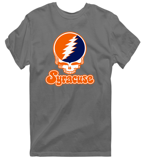 Syracuse Stealie Premium Unisex T-Shirt — Design: Syracuse University — Charcoal