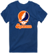 Syracuse Stealie Premium Unisex T-Shirt — Design: Syracuse University — Navy