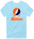 Syracuse Stealie Premium Unisex T-Shirt — Design: Syracuse University — Light Blue