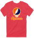Syracuse Stealie Premium Unisex T-Shirt — Design: Syracuse University — Heather Red