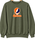 Syracuse Stealie Premium Unisex Crewneck — Design: Syracuse University — Military Green