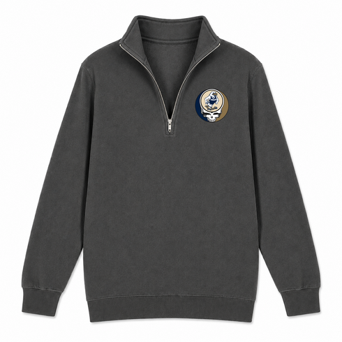 Georgia Southern University - Premium Grateful Dead Quarter-Zip Pullover - Charcoal - 6