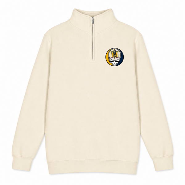 Murray State University - Premium Grateful Dead Quarter-Zip Pullover - Sand - 1