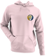 University of Tennessee Chattanooga - Premium Grateful Dead Left Chest Hoodie - Light Pink