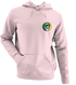 Skidmore Lacrosse - Premium Grateful Dead Left Chest Hoodie - Light Pink