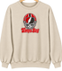 Tampa Bay Helmet Stealie Premium Unisex Crewneck — Tampa Bay Buccaneers — Sand