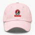 Tampa Bay Helmet Stealie Premium Unisex Dad Hat — Tampa Bay Buccaneers — Pink
