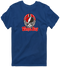 Tampa Bay Helmet Stealie Premium Unisex T-Shirt — Tampa Bay Buccaneers — Navy