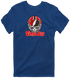 Tampa Bay Helmet Stealie Premium Unisex T-Shirt — Tampa Bay Buccaneers — Navy