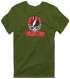 Tampa Bay Helmet Stealie Premium Unisex T-Shirt — Tampa Bay Buccaneers — Military Green