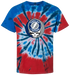 Tampa Bay Lightning Stealie Tie-Dye T-Shirt