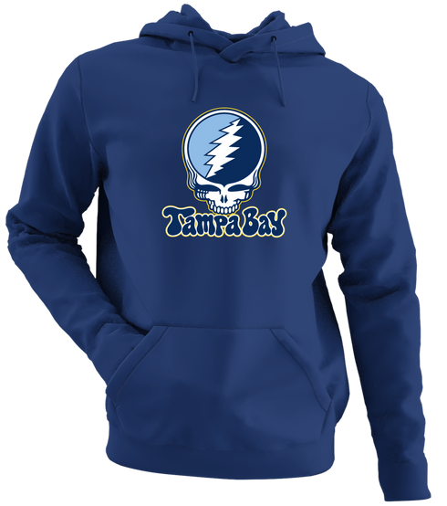 Tampa Bay Baseball Stealie Grateful Dead Hoodie — Tampa Bay Rays — Navy