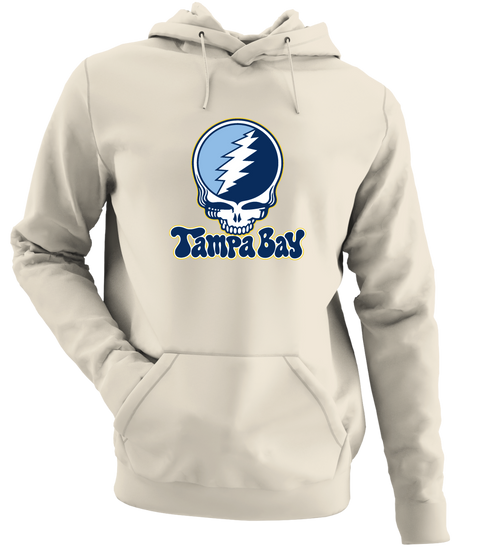 Tampa Bay Baseball Stealie Grateful Dead Hoodie — Tampa Bay Rays — Sand