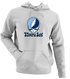 Tampa Bay Baseball Stealie Grateful Dead Hoodie — Tampa Bay Rays — Sport Grey