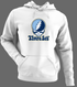 Tampa Bay Baseball Stealie Grateful Dead Hoodie — Tampa Bay Rays — White/Grey