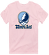 Tampa Bay Baseball Stealie Grateful Dead T-Shirt — Tampa Bay Rays — Light Pink