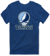 Tampa Bay Baseball Stealie Grateful Dead T-Shirt — Tampa Bay Rays — Navy