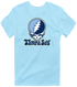 Tampa Bay Baseball Stealie Grateful Dead T-Shirt — Tampa Bay Rays — Light Blue
